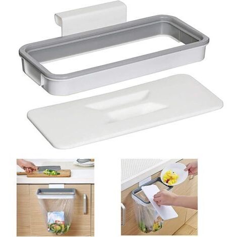 Poubelle de placard pour la cuisine, support de sac poubelle portable sous l'évier