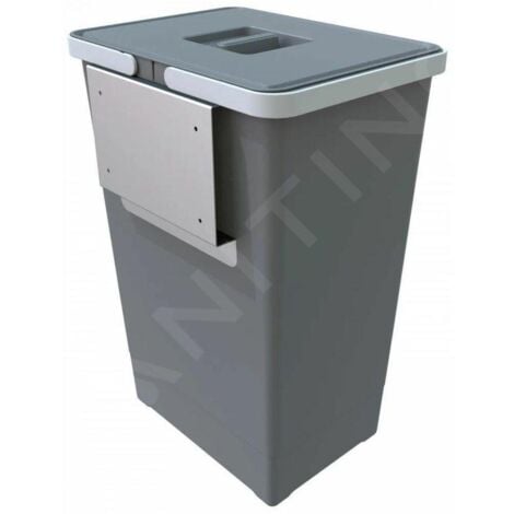 Poubelle de porte EASY pour cuisine - à fixer directement sur la porte - bac de 18 litres - ELLETIPI