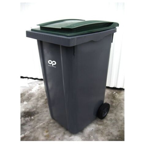 Poubelle de rue collective sur roues en 840-1 à 6 120 l, H.96 x l.48 x P.55 cm