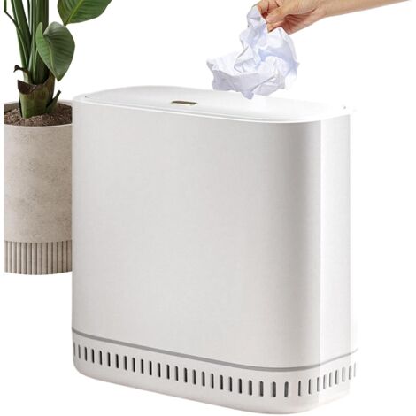 Poubelle de Salle de Bain avec Couvercle, Poubelle À Couvercle Pour La