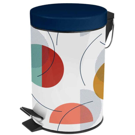 Poubelle de Salle de Bain "Color Pop" 3L Bleu