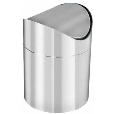 Poubelle de salle de bain en acier inoxydable – Couvercle rotatif avec déodorant – Traitement anti-corrosion – 30L