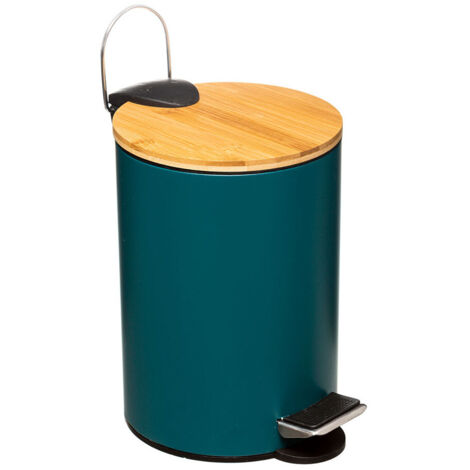 Poubelle De Salle De Bain Verte Essence 3l Collection 'COULEURS'