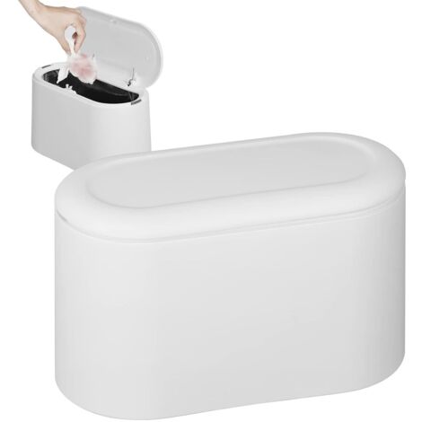 2 Pièces Poubelle De Bureau Mini Poubelle Salle De Bain Poubelle En
