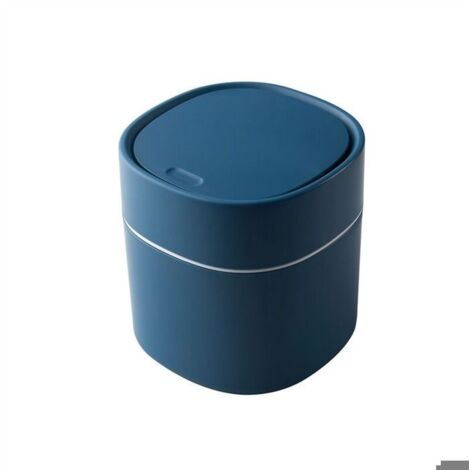 Poubelle de Table avec Couvercle,Mini Poubelle Plastique,Petite Poubelle de Table pour les Chambres à Coucher, les Salles à Mang
