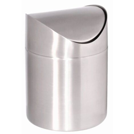 Poubelle de table en Inox - Couvercle Battant - Olympia