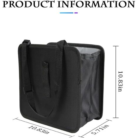 Poubelle de voiture pliable, poubelle de voiture en tissu Oxford, sac de rangement étanche grande capacité pour poubelle de voiture suspendue, accessoires pour l'intérieur de la voiture