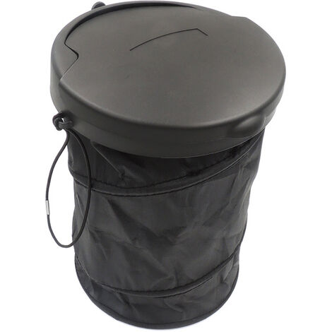 2 Pièces Portable Poubelle Seau de Voiture rétractable, avec 100 sacs  poubelles,Poubelle Pliante Voiture Stockage