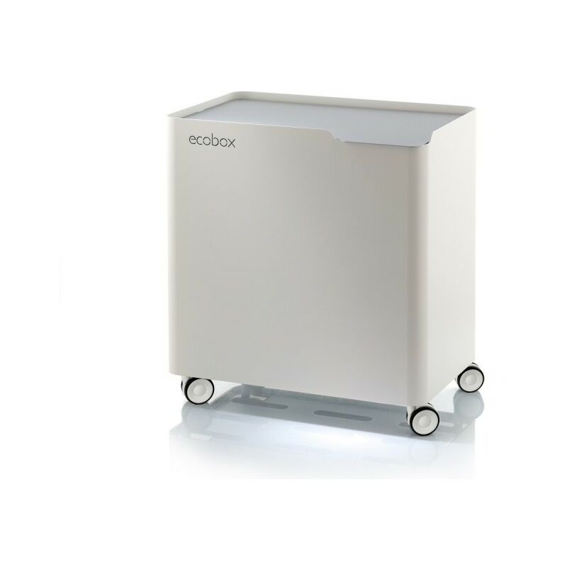 Don Hierro - Poubelle design tri sélectif avec système de fermeture douce, ecobox. - Alluminio