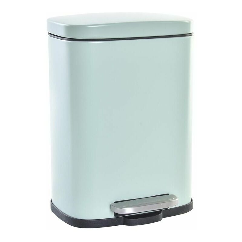 Poubelle Dkd Home Decor mint mat 21 x 15 x 29,5 cm basic metal 5 l