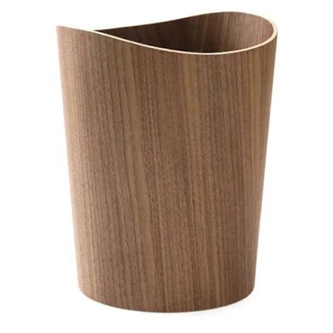 Poubelle en bois pour rangement, seau à ordures ménagères, poubelle d'hôtel, salon A