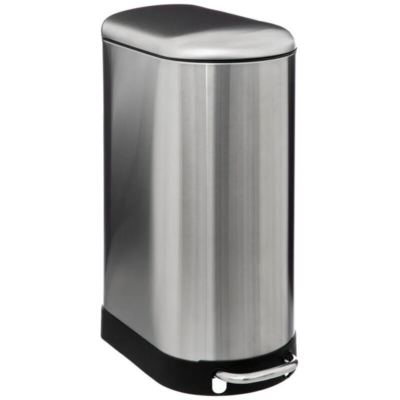 5five Simply Smart - Poubelle à Pédale Slim En Inox Ariane 30 l Five