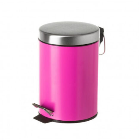 Poubelle en métal - Fuchsia
