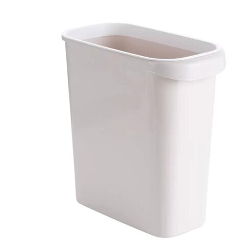 Poubelle étroite, poubelle fine  Poubelle à dessus ouvert Poubelle Poubelle Poubelle,Poubelle compacte poubelle de salle de bain pour espaces étroits cuisine à domicile