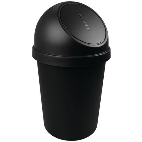 Poubelle H700xØ403mm 45l noire