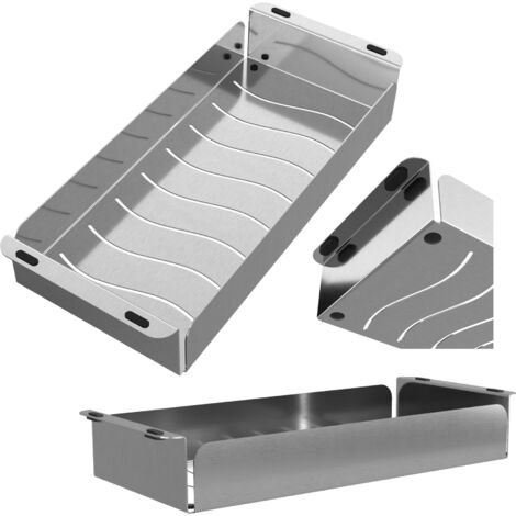 Poubelle inox universelle 42x18 cm 85112526