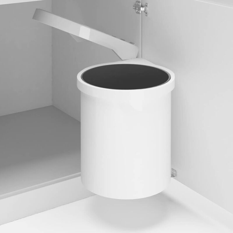 Poubelle intégrée de cuisine Plastique 12 l Vidaxl