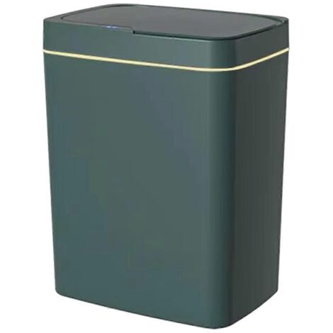 Poubelle intelligente sans contact et étroite, 15 L, avec sac automatique, pour la maison connectée