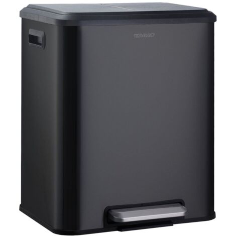 Poubelle Jack Capacité 30 L Tri sélectif Noir