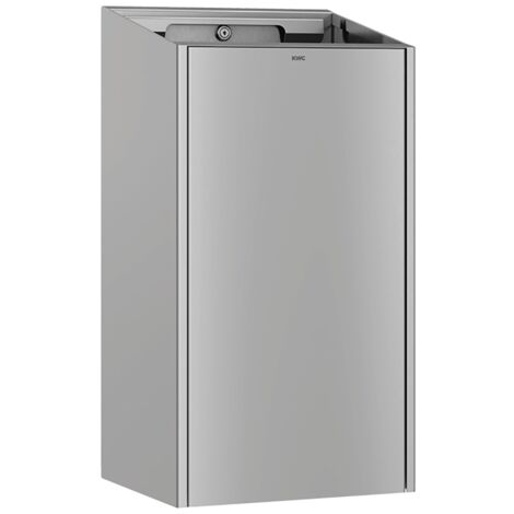Poubelle KWC AR, EXOS, acier inoxydable, fixation en surface, 300x572x250 mm, 30l
