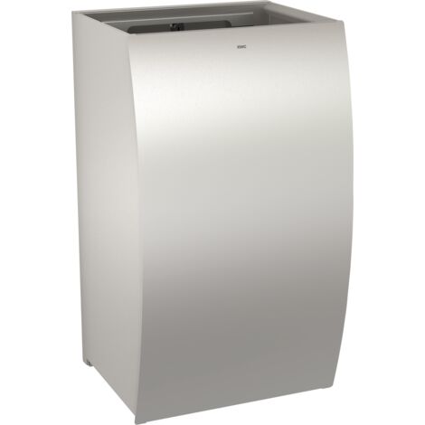 Poubelle KWC AR, STRATOS, acier inoxydable, fixation en surface, 300x520x270 mm, 34l