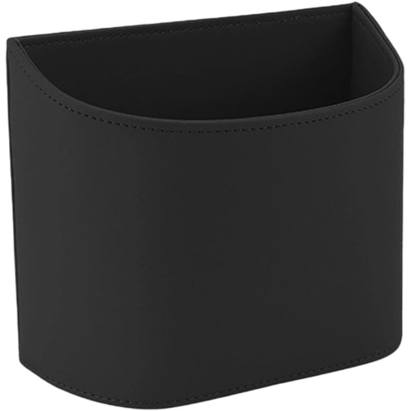 Poubelle montée sur portière de voiture avec bordure en cuir pour véhicules, SUV, étanche, portable, accessoires d'intérieur de voiture modernes