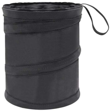 Poubelle noire pliable pour fournitures de voiture, boîte de rangement pour voiture, sac de rangement pour dossier de siège
