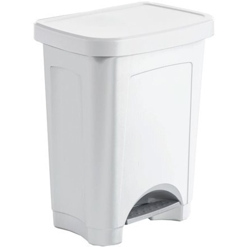 Poubelle plastique rectangle - 50 litres