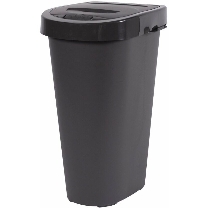 Poubelle tri-home 25 litres gris anthracite EDA Poubelle tri-home 25 litres gris anthracite EDA