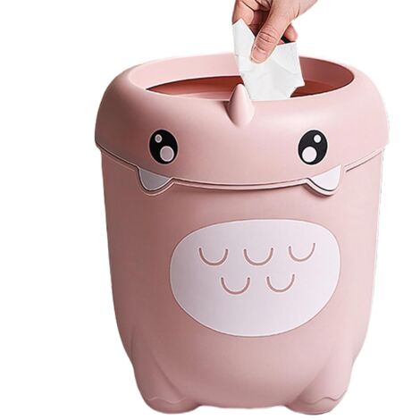 Poubelle portable pour, dinosaure, grande mini poubelle de