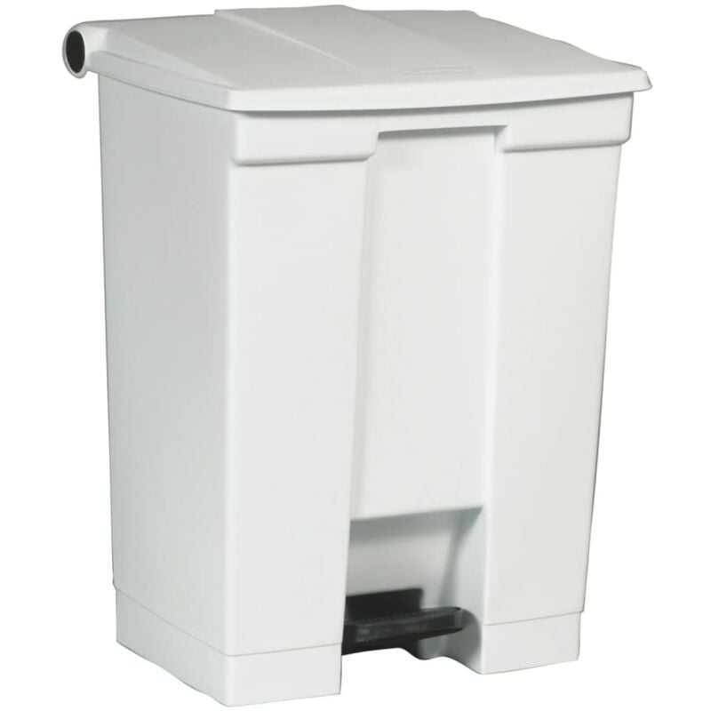 Poubelle à pédale classique 68,1 l Blanc Rubbermaid