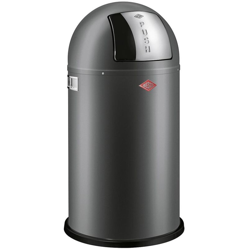 WESCO Mülleimer "Pushboy" 1 Behälter Abfallsammler, 50 Liter