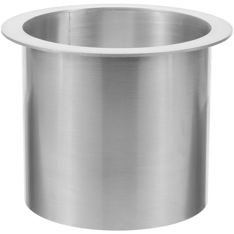 Feiyue - Poubelle ronde à œillets pour goulotte à déchets, bac à déchets pour comptoir, moule à gâteau pratique, couvercle encastré, papa