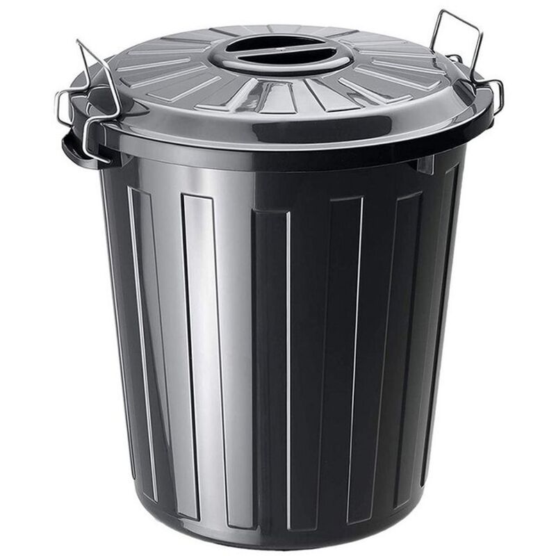 Poubelle Rotho Basic 25L Noir