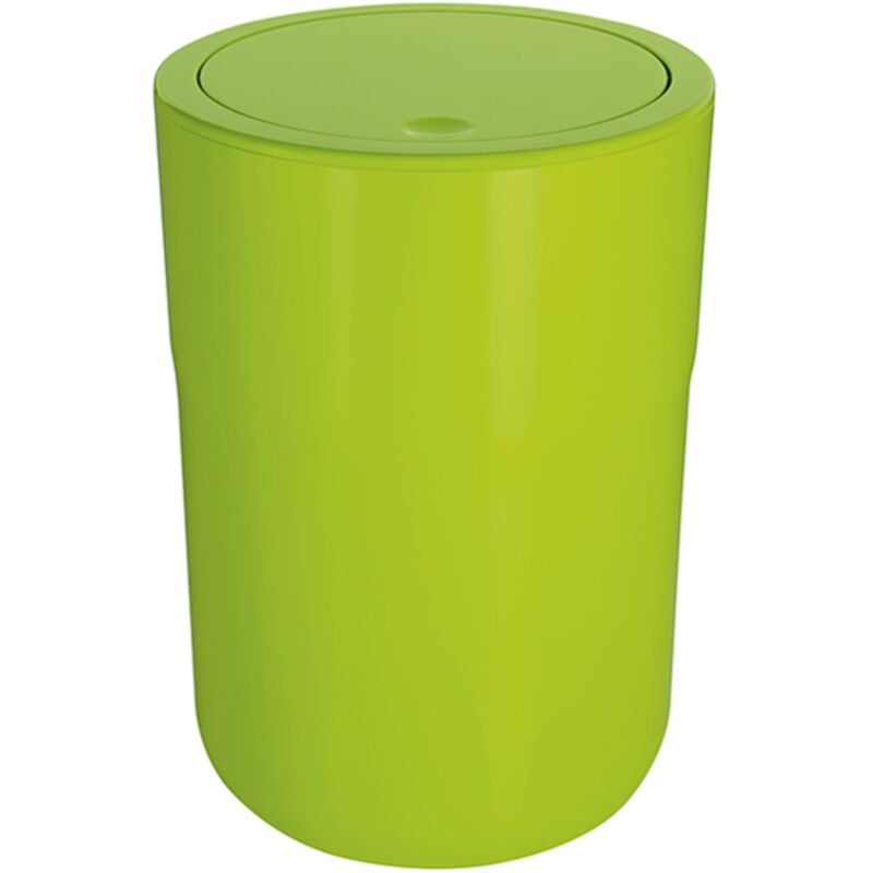 Poubelle à bascule cocco 5L Vert Kiwi Spirella