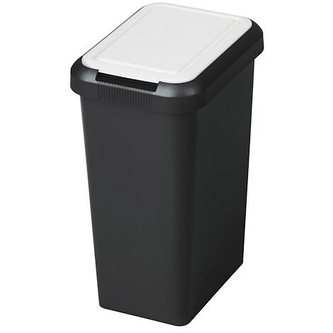 Poubelle Touch & Lift tri sélectif CEP - 45 litres - Blanc