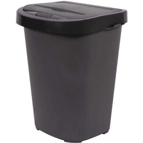 Poubelle tri-home 40 l gris anthracite - EDA