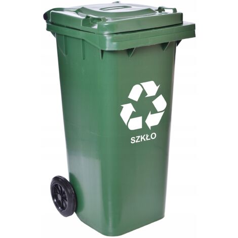 Poubelle verte de 120 L