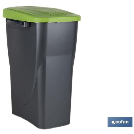 Poubelle verte pour le recyclage des matériaux en verre (25 l) COFAN 41003402