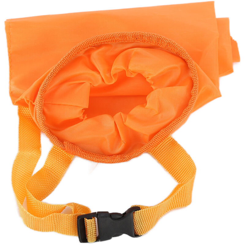 Poubelle voiture multifonction, sac de rangement suspendu pour siège arrière, organisateur de voyage, couleur orange