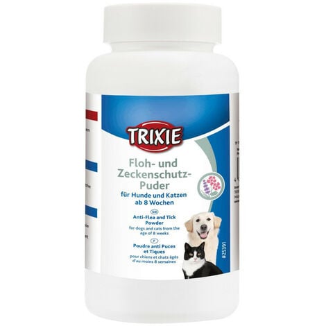 Poudre anti-puces et tiques pour chats et chiens 150 g - Trixie