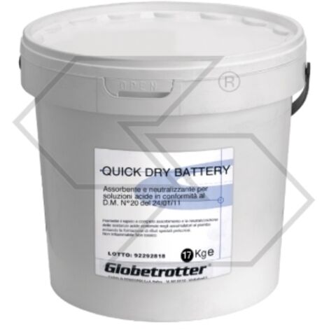 Poudre d'absorption de l'acide de la batterie 17 kg