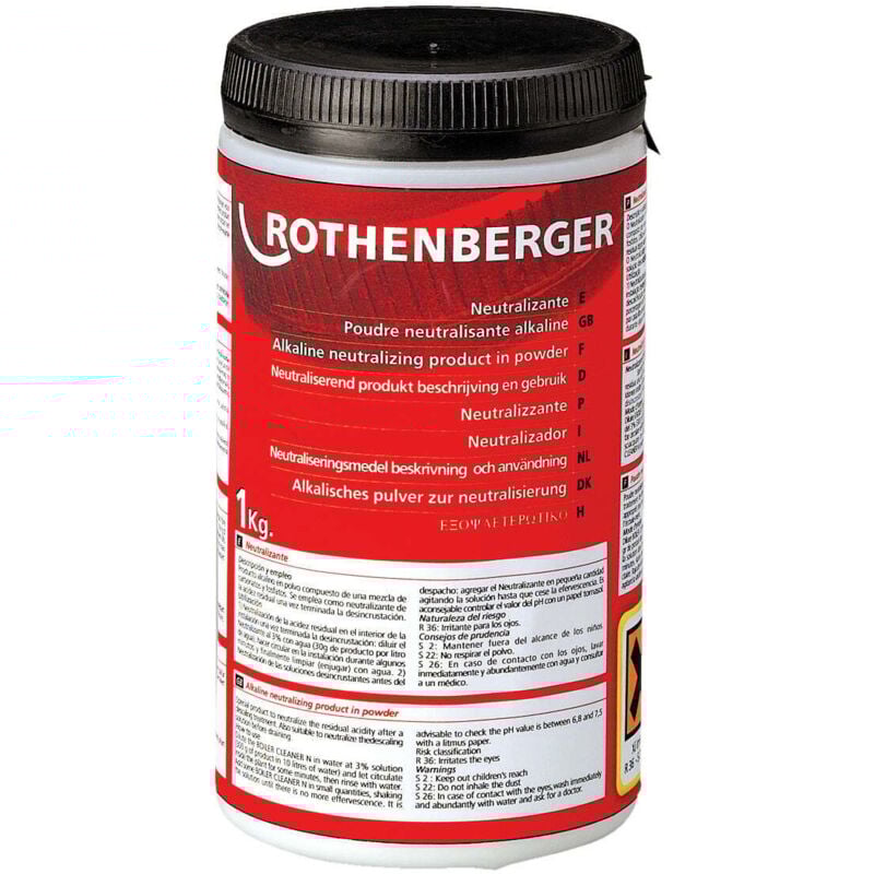 Rothenberger Poudre de neutralisation 1kg pour tous les rocal - 61115