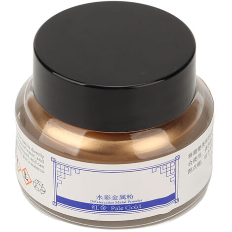 Poudre de Pigment Métallique Rouge Or pour Résine Époxy Brillante