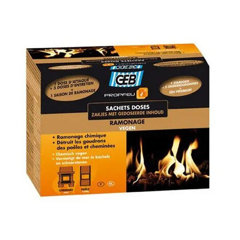 Propfeu poudre de ramonage chimique : boîte 700 g (6 doses)