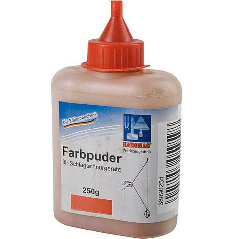 Poudre de tracage rouge 250 g bouteille pour cordon traceur