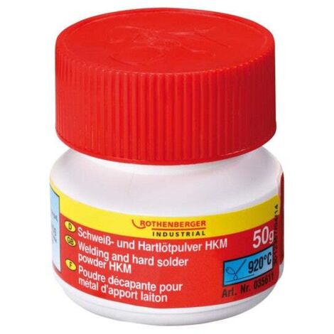 Poudre décapante pour métal d'apport laiton.3.5611E 50g