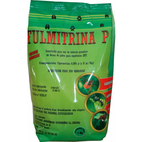 Poudre d'insecticide Fulmitrina P pour une utilisation du b_tail, 1 kg