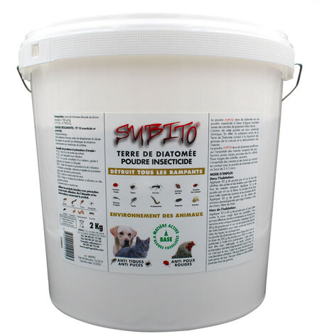 Poudre insecticide terre de diatomée 2 kg - Subito - sterre2