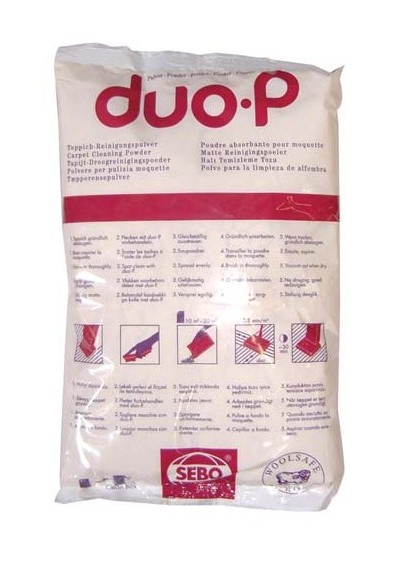 Poudre pour absorption DuoP - moquette et tapis - 500 g - Sebo